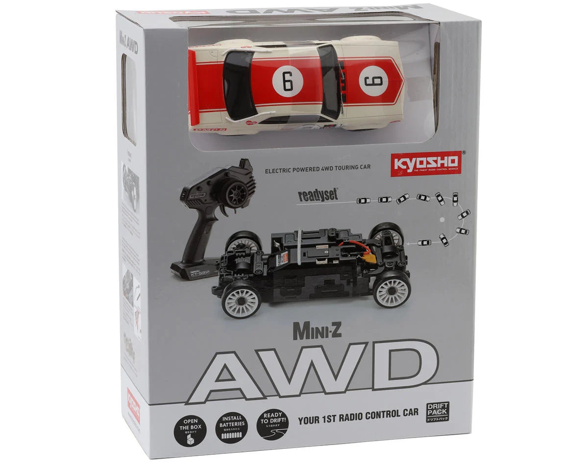 Kyosho MA-020 Mini-Z AWD ReadySet with Nissan Skyline 2000GT-R Body (Red)